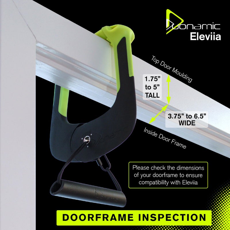 Duonamic Eleviia: Worldâ€™s Best Portable Pullup Bar | Doorway Pull Up Bar For Home, Workplace or Travel | Exercise and Transform Yourself on Your Own Terms | Safe and Most Portable Way to Exercise - Image 4